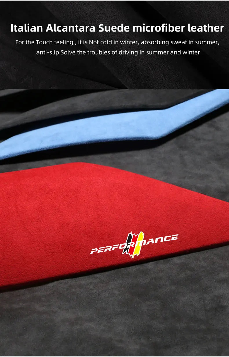 Suede Dashboard Panel Cover Trim for BMW 3 Series F30 and 4 Series