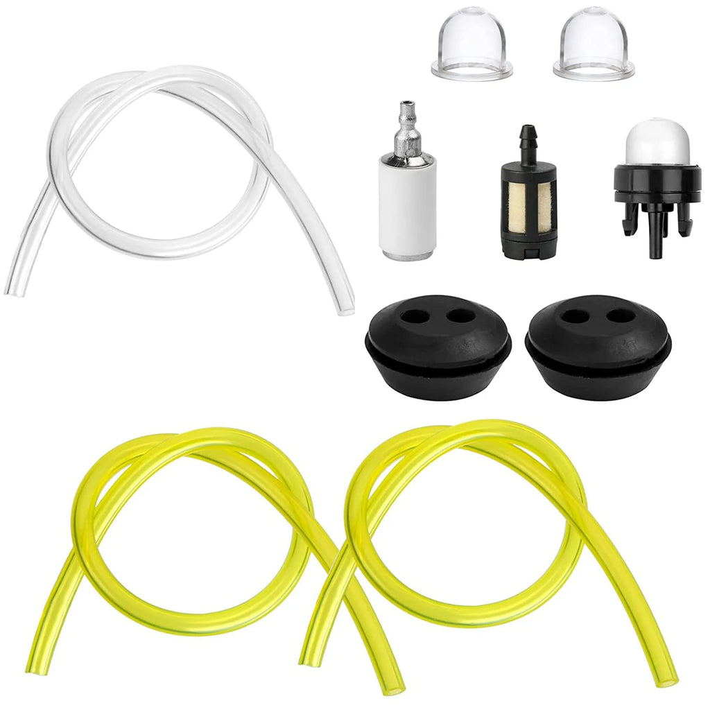 Universal Fuel Line Hose & Primer Bulb Kit for Chainsaw & Trimmer