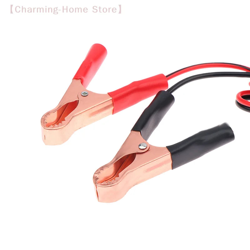 【M】1 Piece 12V 50A Female Batteries Socket Plug Car Battery Terminal Clamp Clip Cigarette Power Socket Adaptor