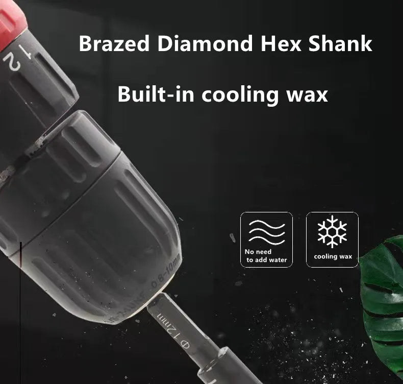 Diamond Drill Bit 5-16mm Hex Shank for Tile, Marble, Granite - image 11