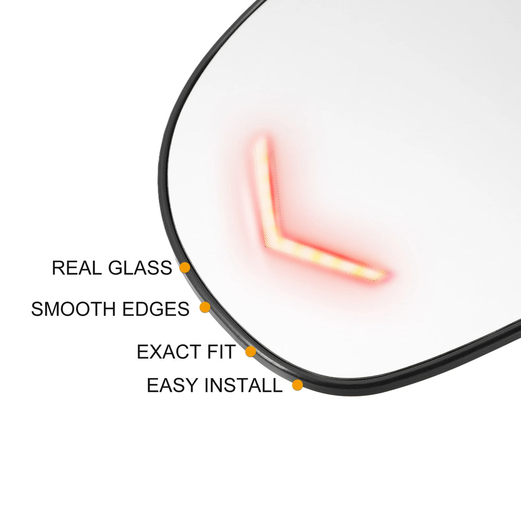 Heated Left Side Mirror Glass GMC Sierra/Chevy Silverado 2007-2014 - image 4