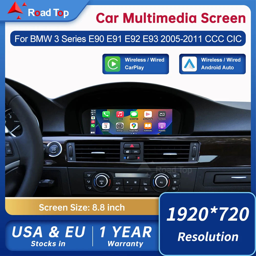 BMW 3 Series 8.8-Inch Touch Screen Multimedia Player with CarPlay