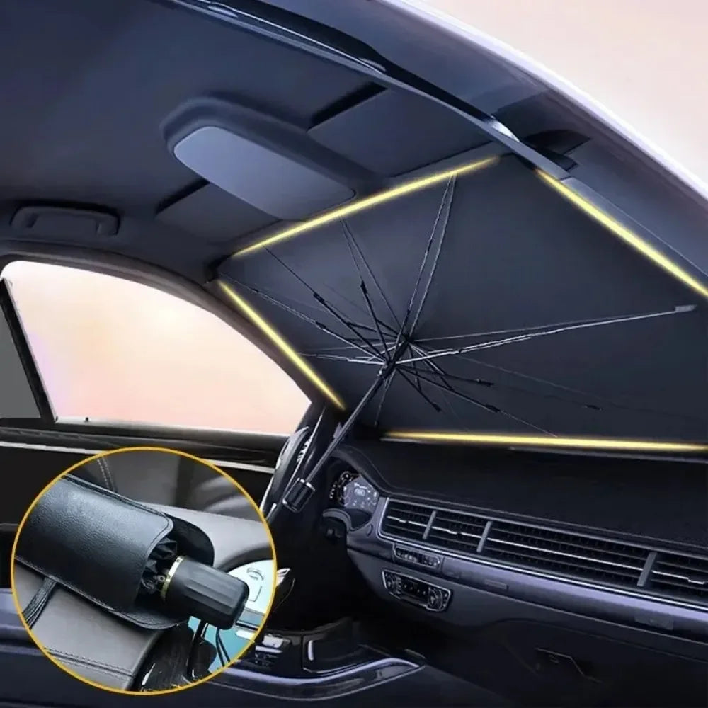 Car Windshield Sun Shade Umbrella or Curtain