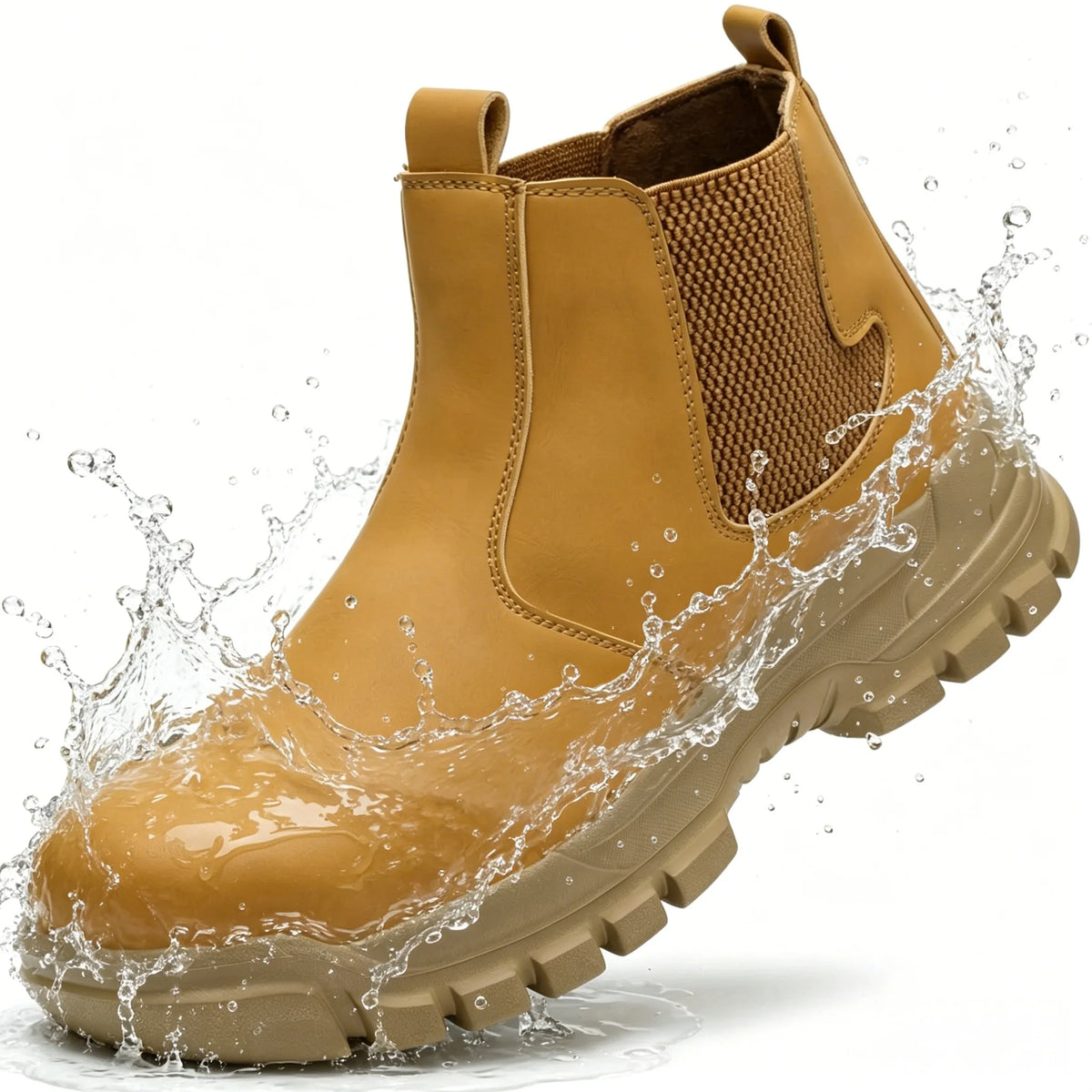 Lightweight Steel Toe Work Shoes with Rotating Buckle - image 25