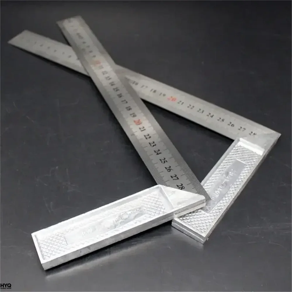 300mm Precision Carpenter Square – Aluminum Handle