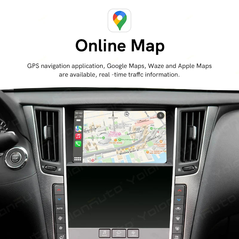 YolanAuto Wireless CarPlay & Android Auto for Infiniti 2013-2019 - image 4