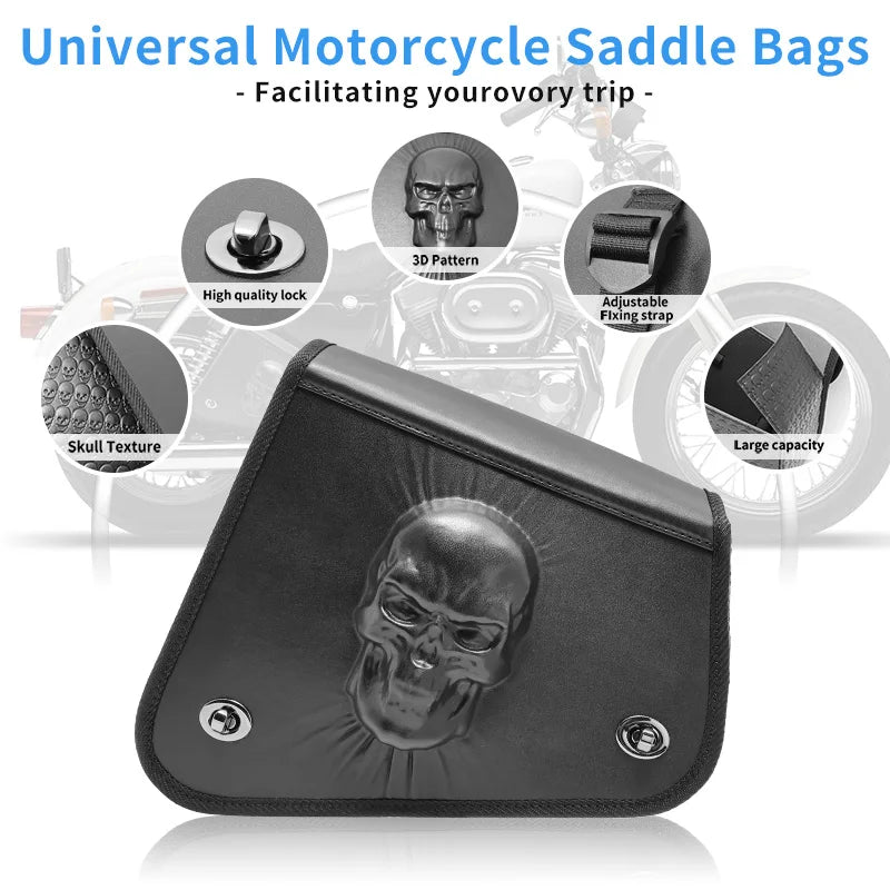 PU Leather Saddle Tool Bag for Harley Sportster 883/1200 - image 2
