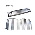 Foldable Windshield Sun Shade, 140 x 70 or 130 x 60 cm