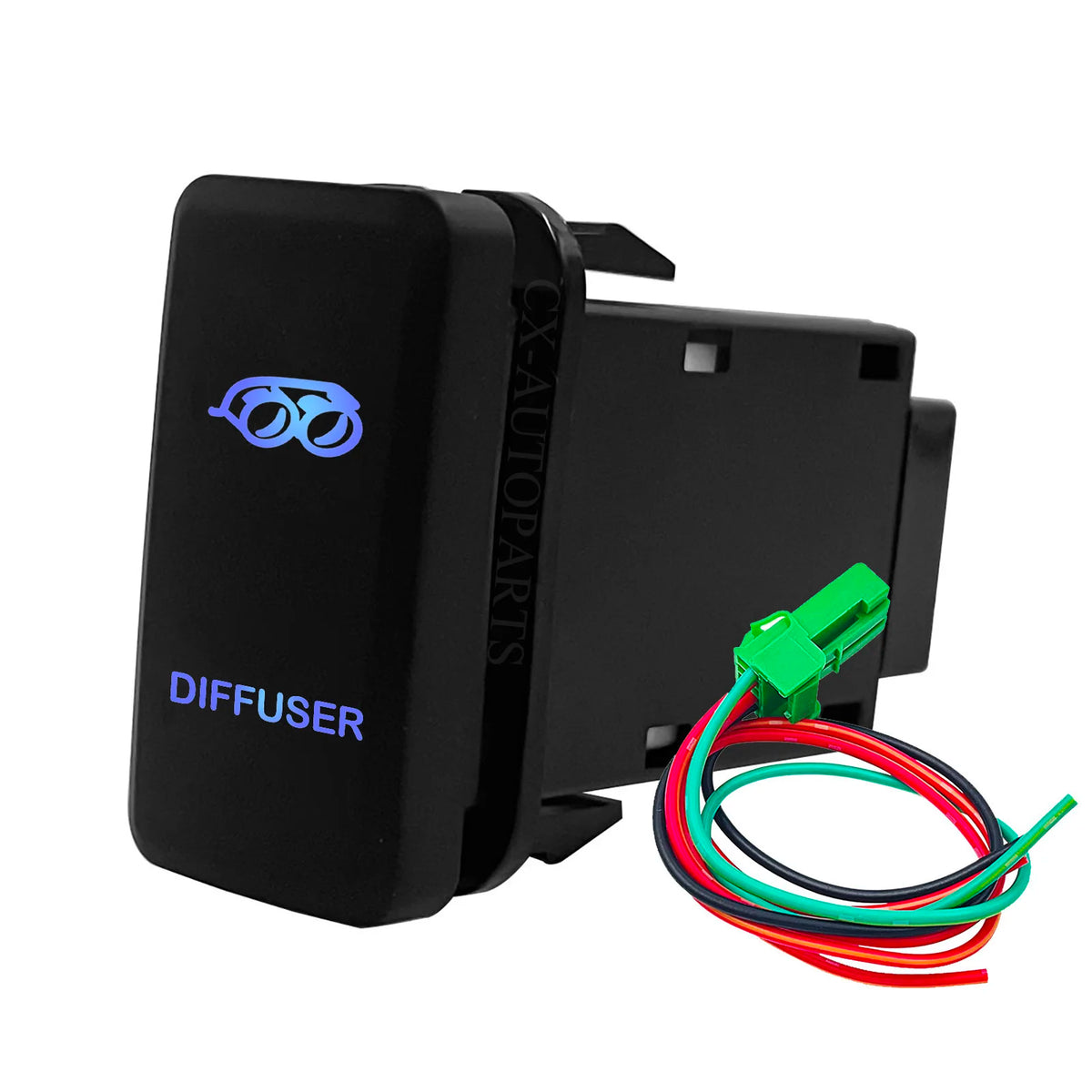 Blue LED Push Switch 12V for Toyota Tacoma, Land Cruiser, 4Runner - image 36