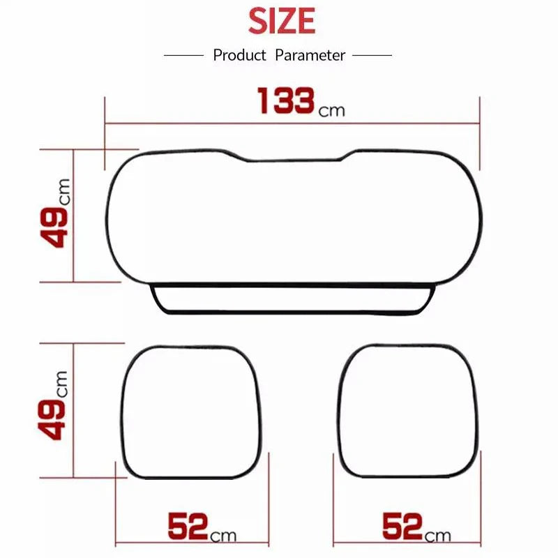 PU Leather Car Seat Covers, Front, Rear or Full Set