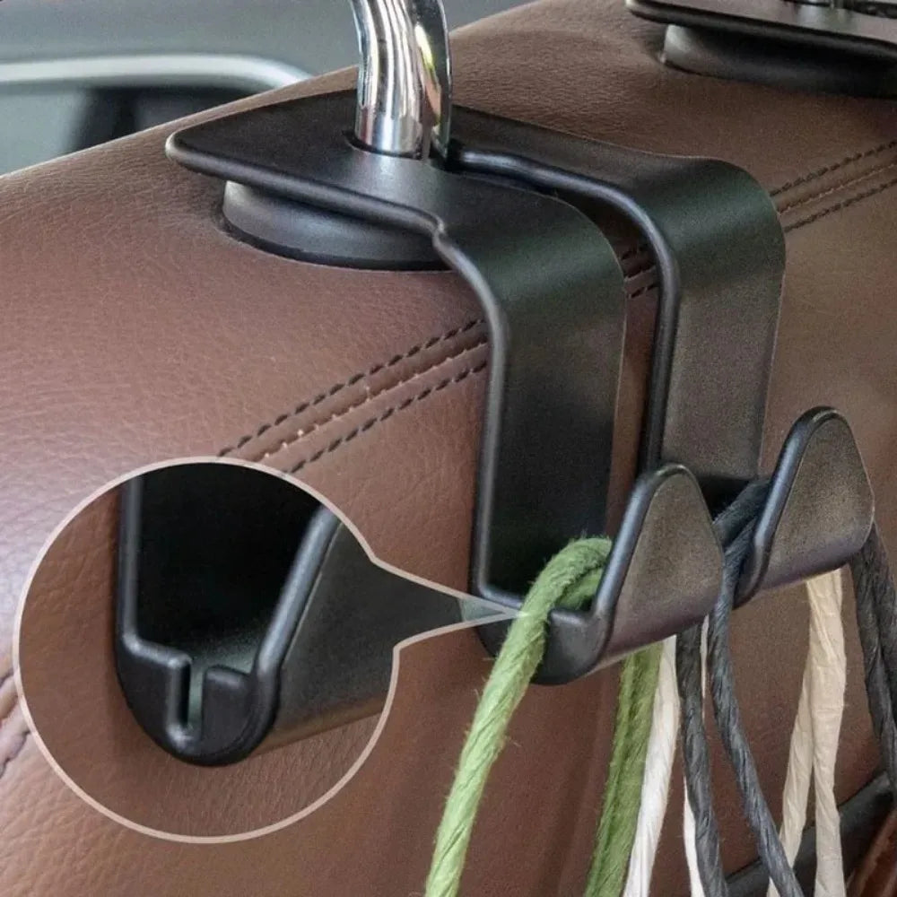 Universal Car Seat Headrest Hook Organizer - 4 Pack - image 7