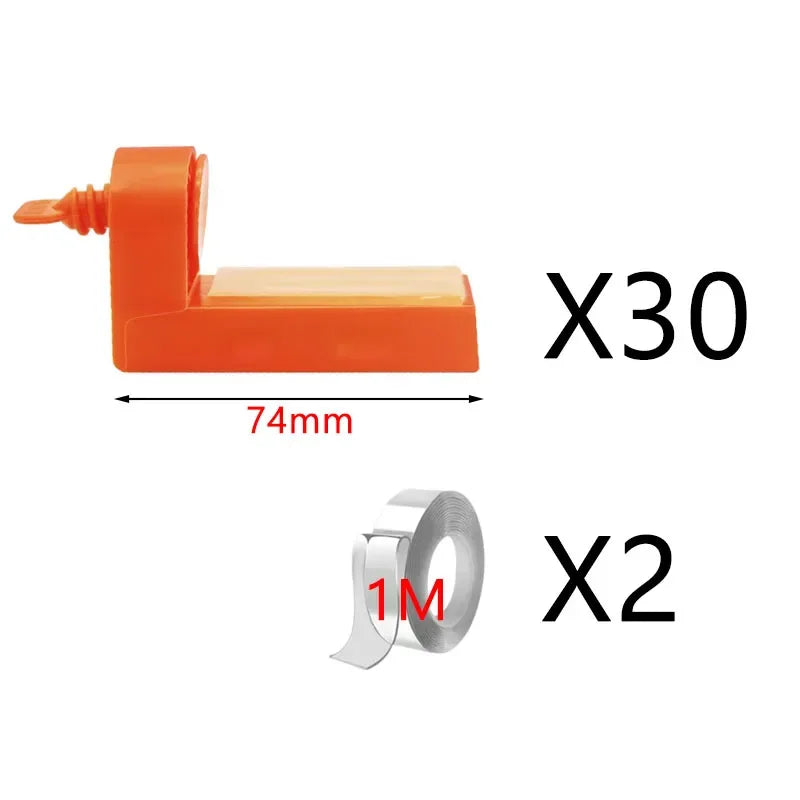 Tile Leveling System Clips & Spacers, 5-30 Pieces for Floor & Wall Tile