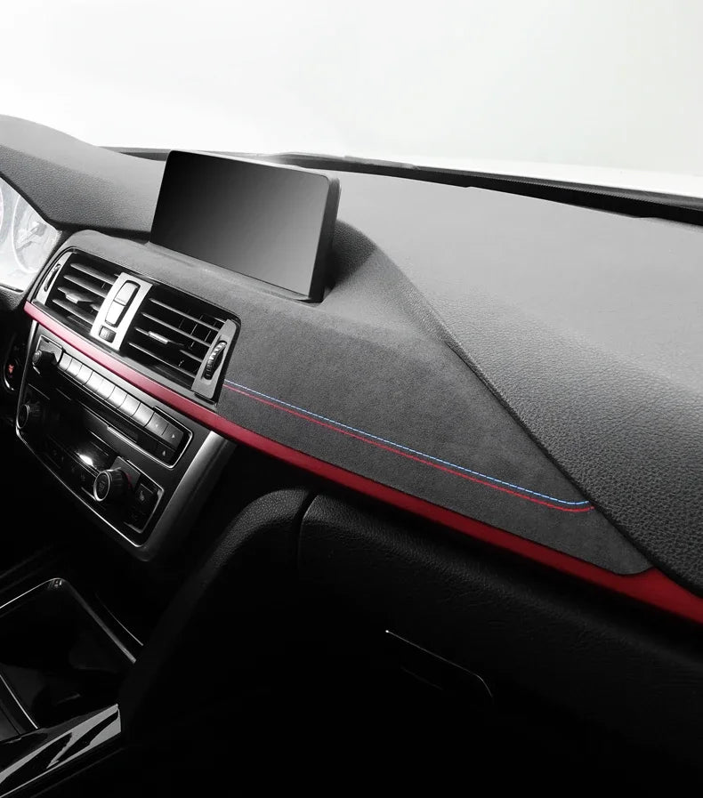 Suede or Carbon Fiber Dashboard Panel Cover for BMW 3 Series F30 F34