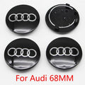 Wheel Center Caps for Audi A3-Q8 & R8, 60-77mm 4-Pack - image 7