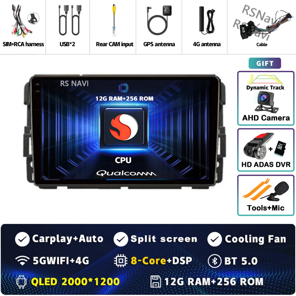 9" Android Car Stereo for Chevy GMC with CarPlay & Android Auto - image 50
