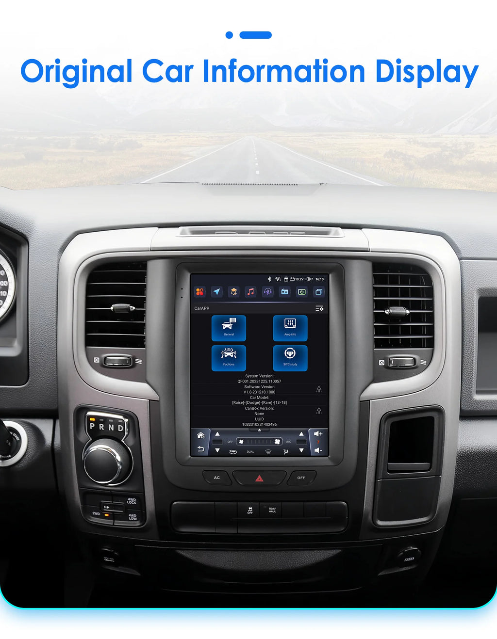 9.7" CarPlay Android Auto Head Unit for Dodge Ram 2013-2018 - image 41