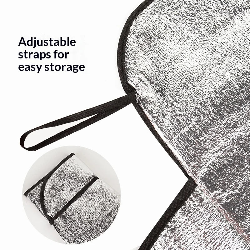Aluminum Film Windshield Snow Cover – Ice, Frost & UV Shield