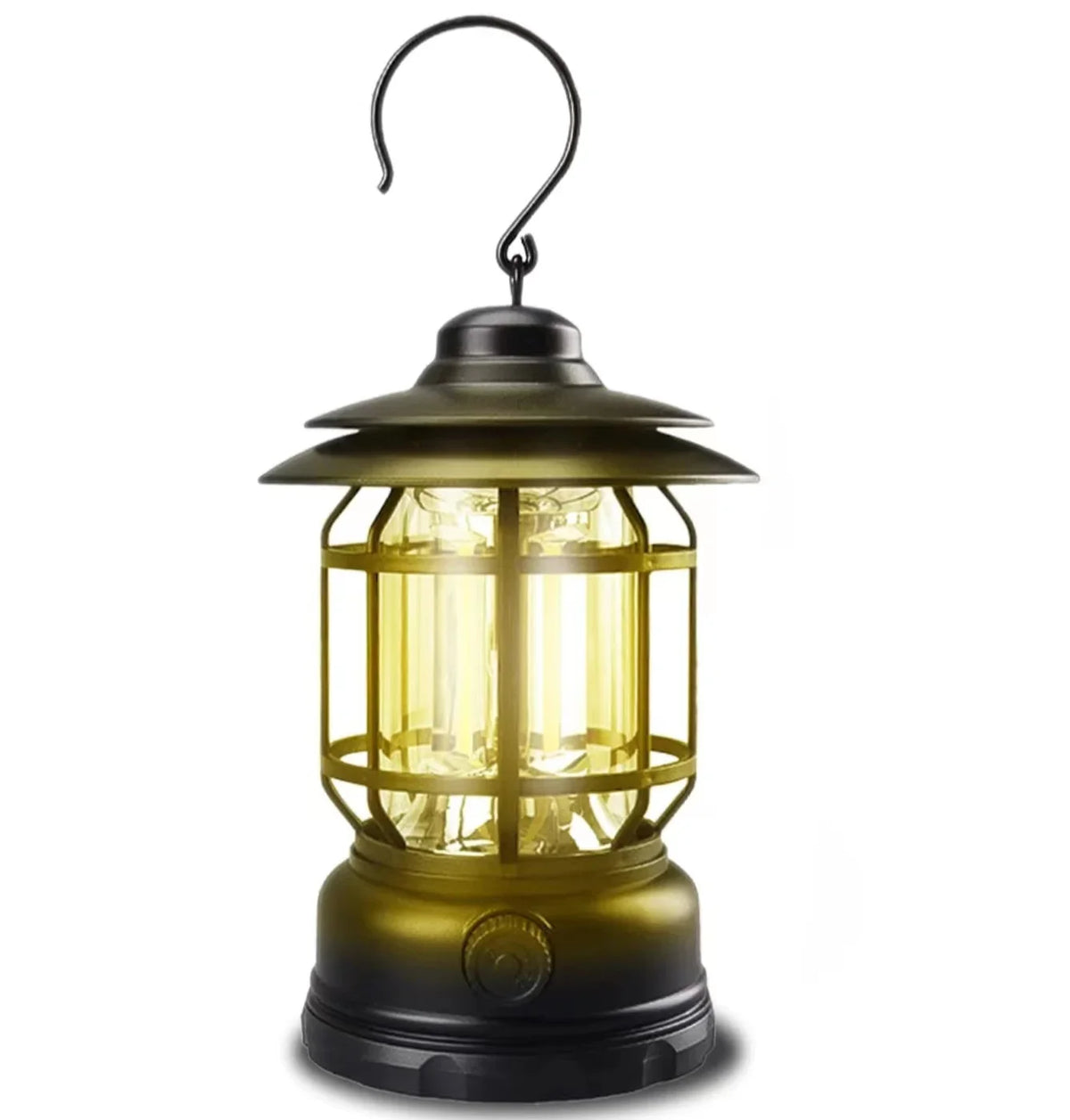 Rechargeable COB Camping Lantern with Stepless Dimming, Waterproof