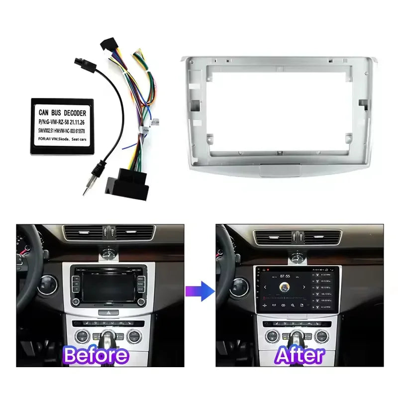 5G 9" Touchscreen Android Car Stereo for VW Passat CC 2010-2015 - image 2