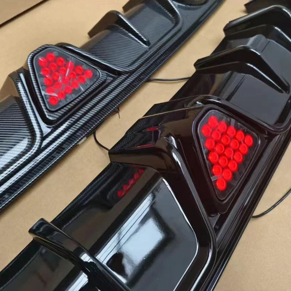 Rear Bumper Diffuser with LED for Nissan Sentra and Sylphy 2020-2022 - view 3