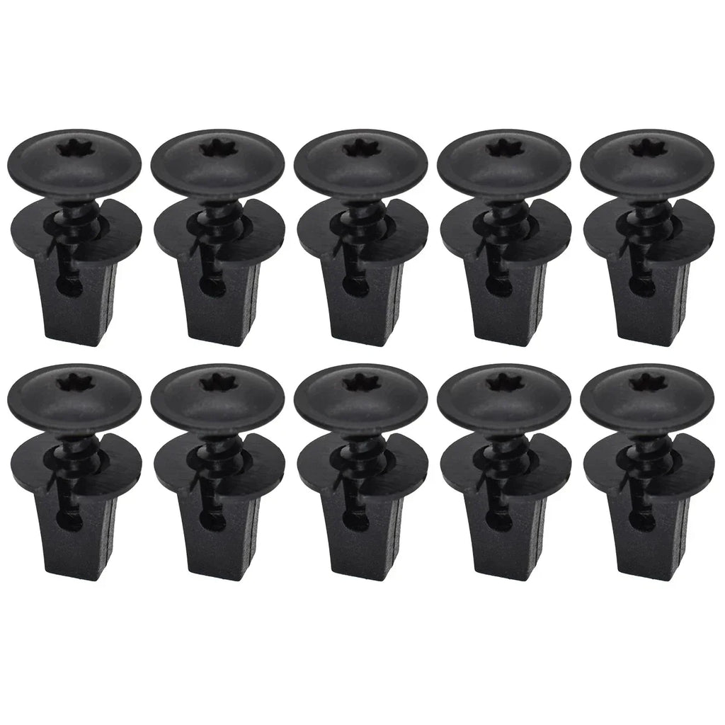 10/20Pairs Car Self Tapping Screws Engine Clamps Torx Screw Bolt Bumper Arch Mud Flaps Splash Guards Undertray Trim Fixing