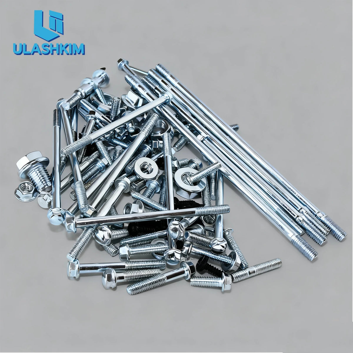 Grade 8.8 Complete Screw and Nut Set for GY6 50cc to 150cc Engines - view 4