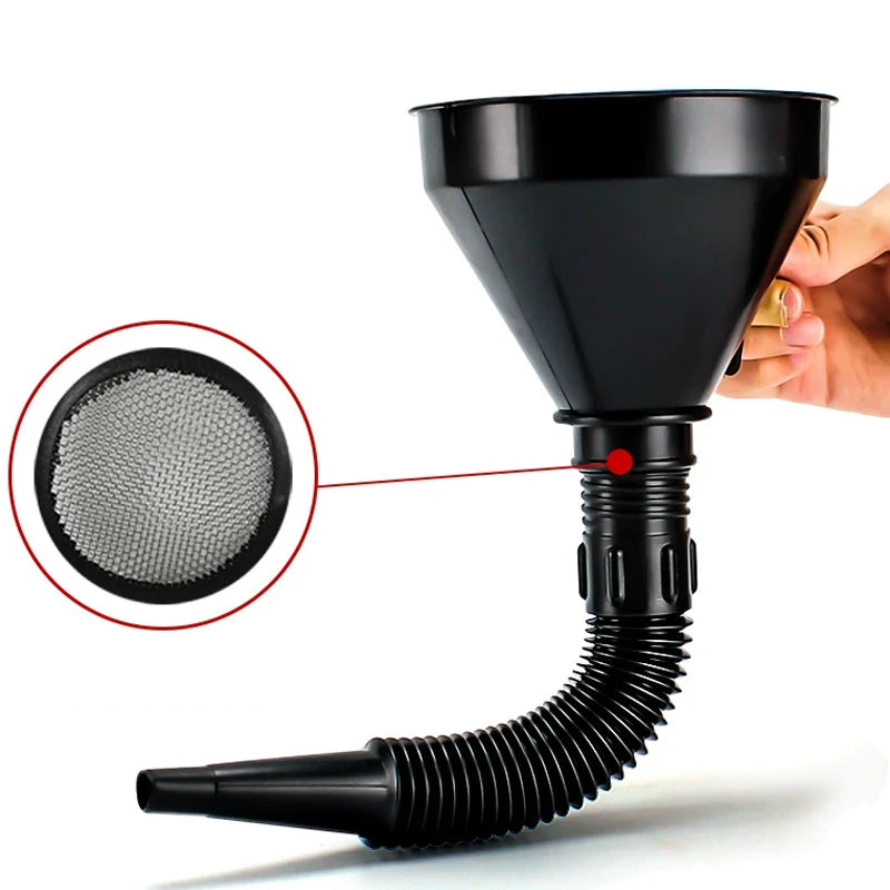 Telescopic Oil Transfer Funnel for Easy Refueling