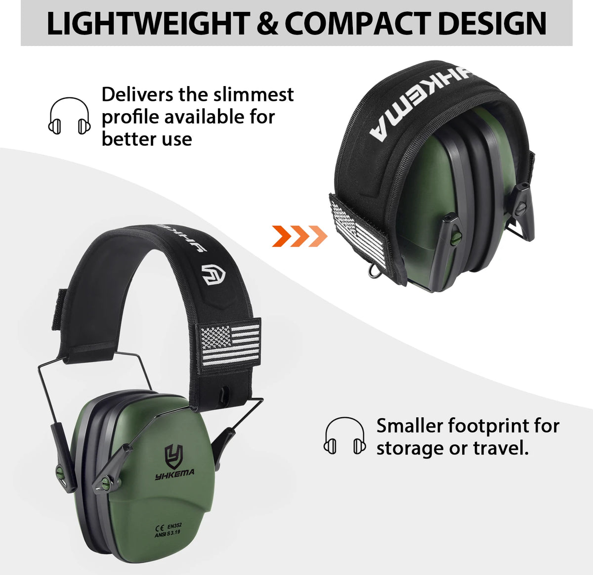 YHKEMA Noise-Reduction Shooting Earmuffs for Hunting - image 10
