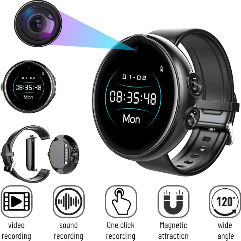 1080P HD Wearable Sports Watch Camera with Voice Recorder