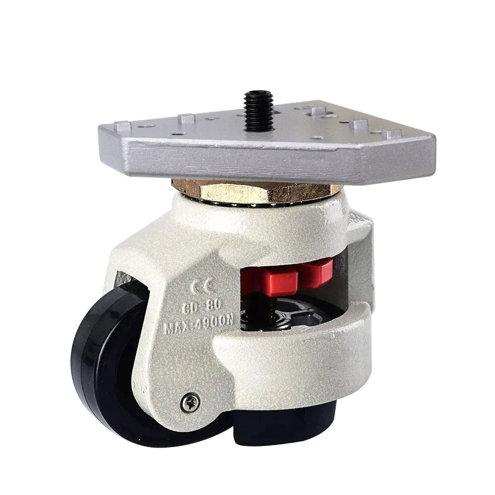 Heavy-Duty Industrial Swivel Caster – 500kg Load, Level Adjustment