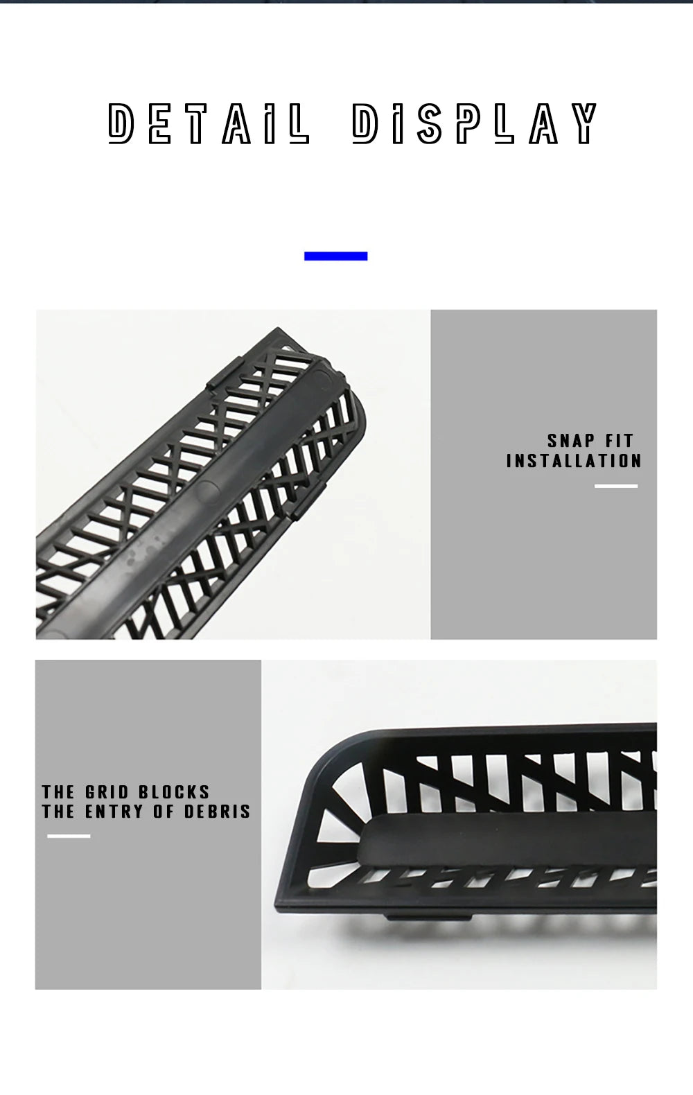 Rear Air Vent Cover for Tesla Model Y Juniper, YL and Model 3 Highland