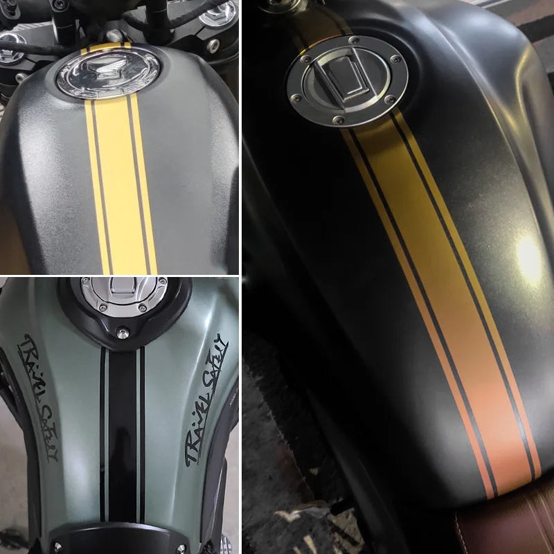 50cm DIY Motorcycle Pinstripe Decals for Tank, Fairing and Helmet - view 5