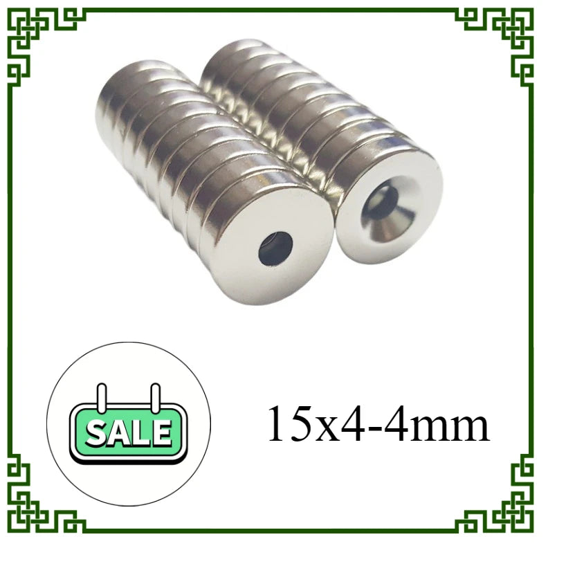 15x4-4mm Powerful Magnets Strong Disc Magnets For Fridge, DIY, Building, Scientific, Craft, Education 15*4-4 15x4-4