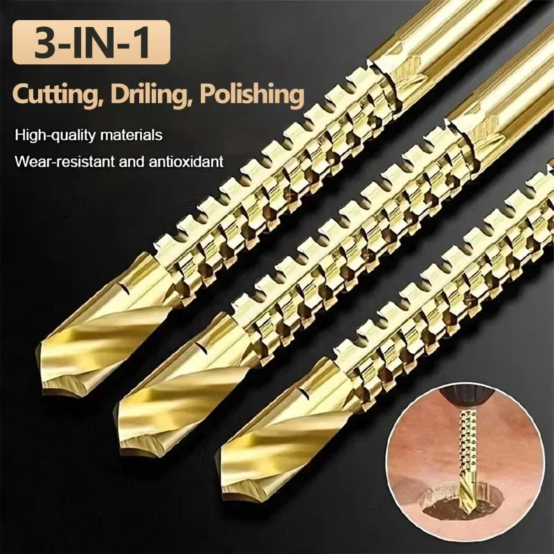 6pcs HSS Twist Drill Bit Set 3-8mm for Wood/Metal/Plastic - image 4