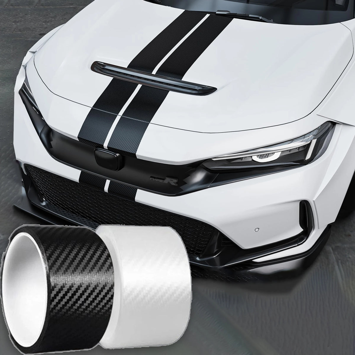 Nano Carbon Fiber Vinyl Wrap - Transparent Car Film (1-10m)