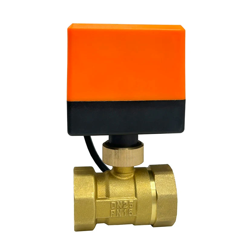 Electric Motorized Ball Valve 1/2" 3/4" 1" Brass 2-Way 3-Wire - image 4
