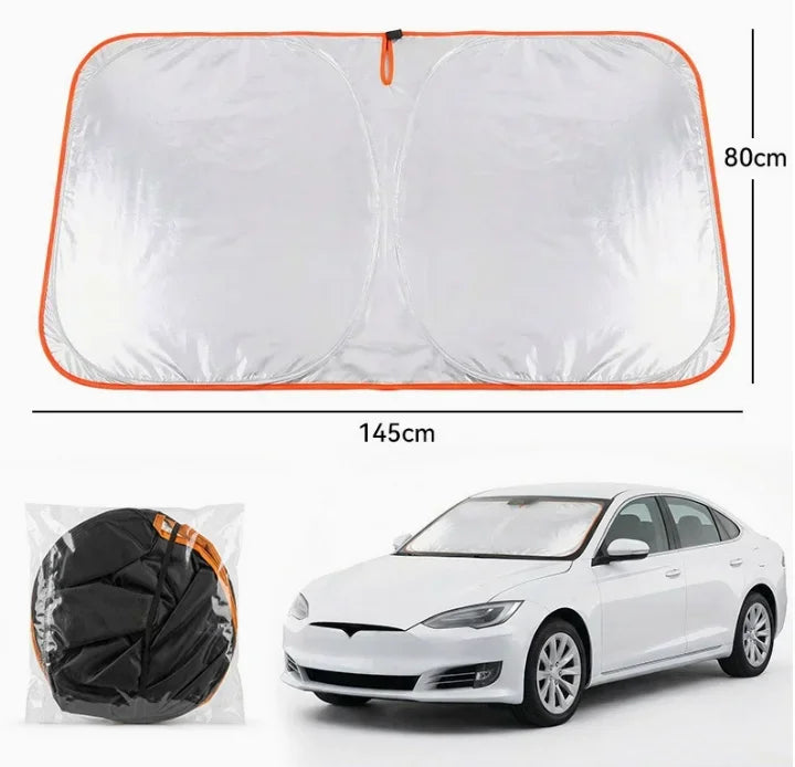 Foldable Front Windshield Sun Shade