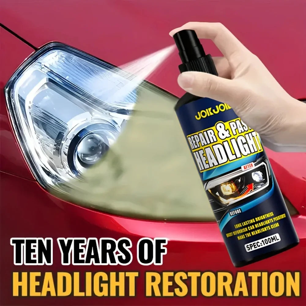 Headlight Restoration Spray - Clear & Lasting Shine (100ml)