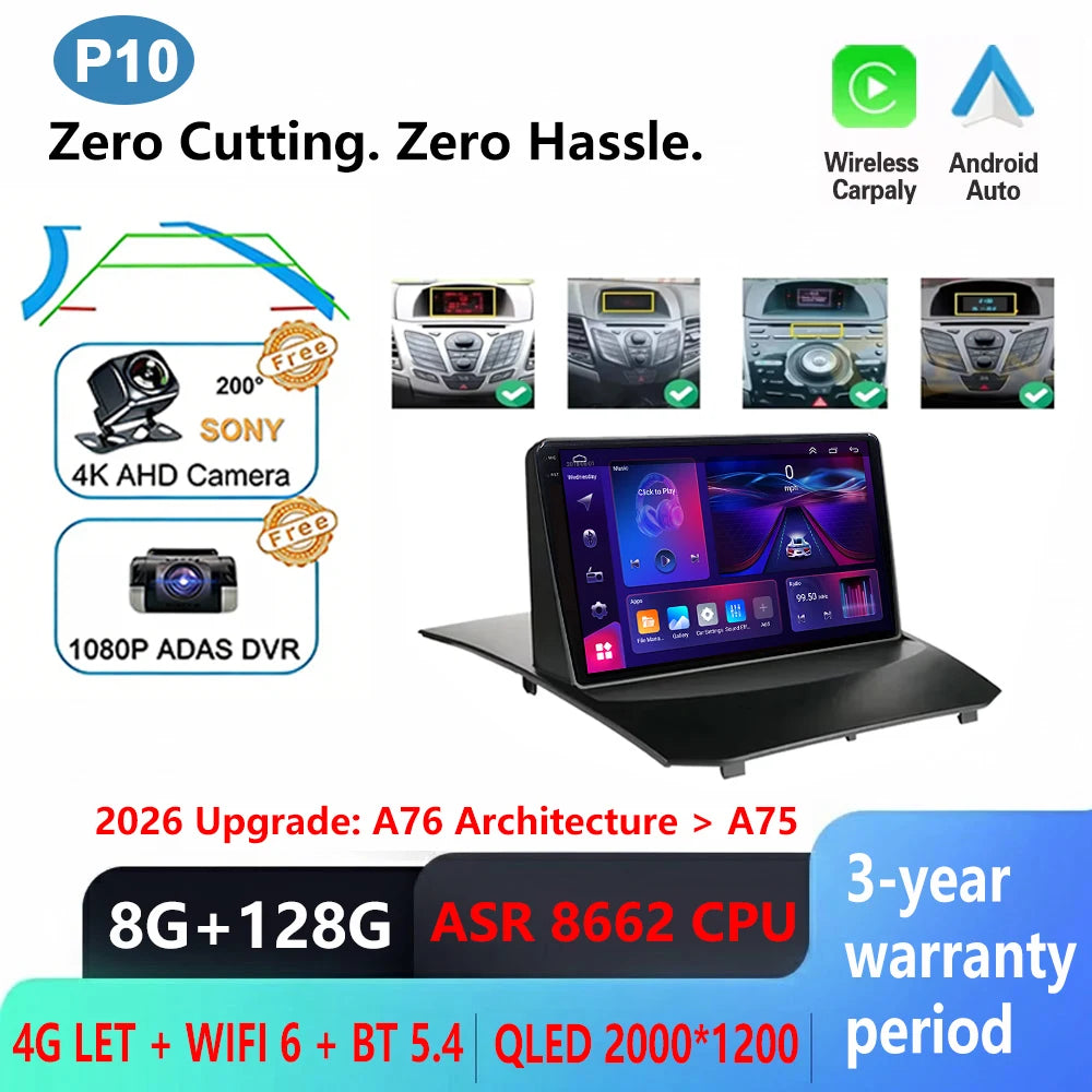 Ford Fiesta 2009-2017 Android Car Radio with CarPlay & GPS - image 20