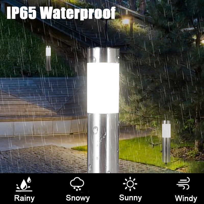 Solar Pathway Lights – Ground Plug LED Bollard