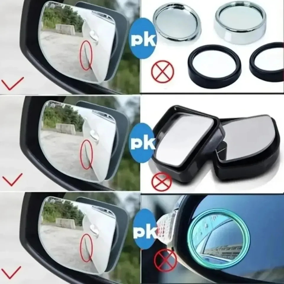 Wide-Angle Blind Spot Mirrors, Set of 2