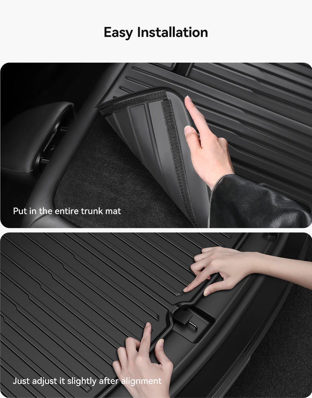 All-Weather TPE Trunk Mat for Model Y and Model 3