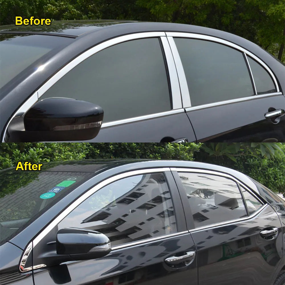 Matte Black Vinyl Wrap Strips – Chrome Delete, 3/5/7/10cm x 3/5/10m - image 2