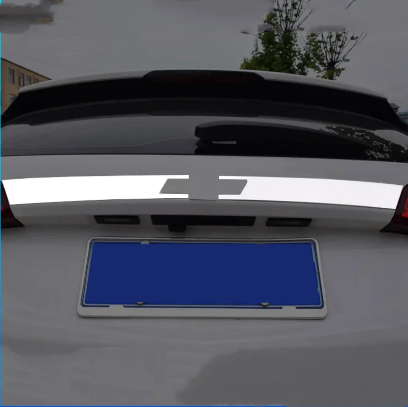 For Chevrolet Equinox 2017 2018 2019 2020 Accessories Rear Trunk Tailgate Door Tail Cover Trim Mouldings Bottom Panel Bezel Cove