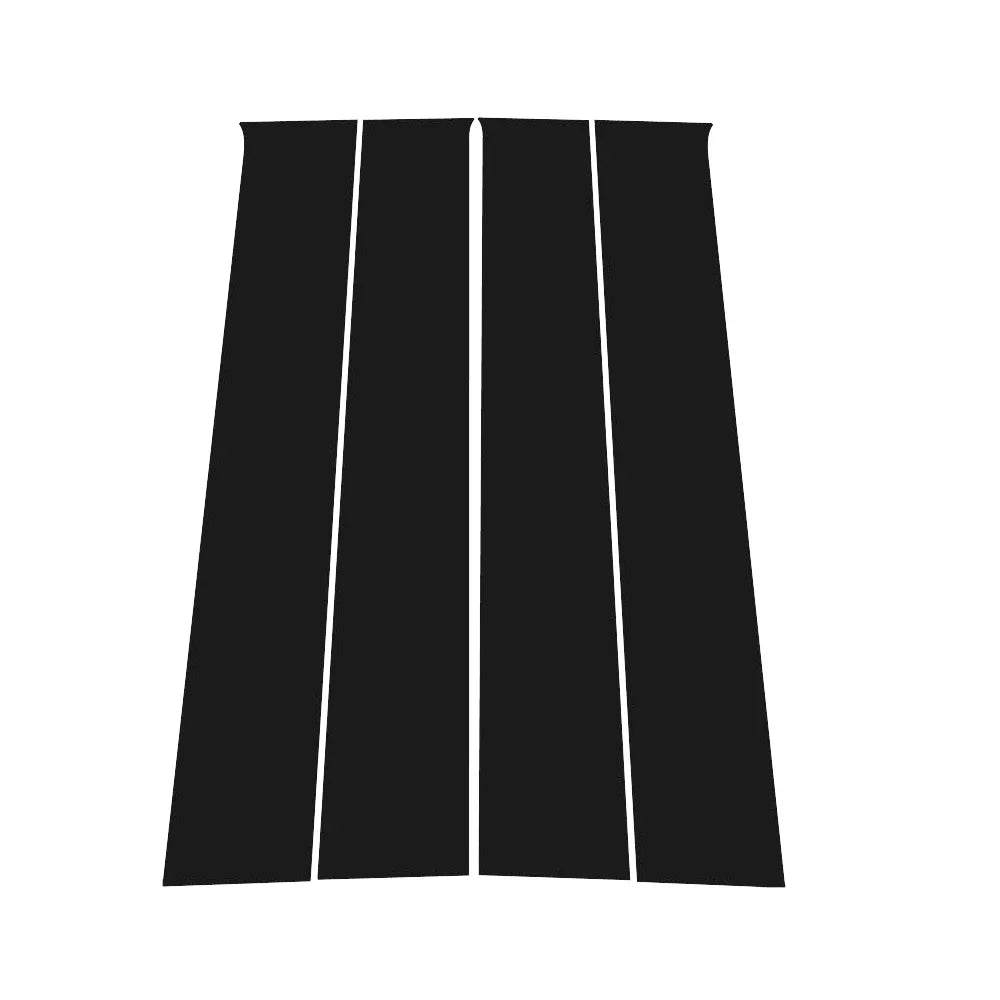 Carbon Fiber Window Trim Stickers for Dodge Ram 2009-2018 - image 2