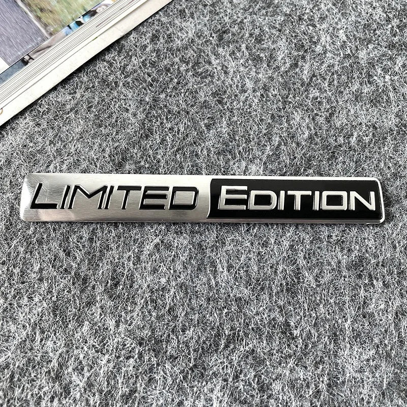 3D Aluminium Limited Edition Emblem Badge Decal for Car Body - view 6