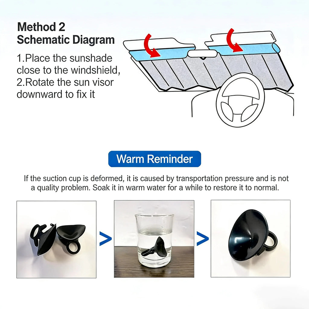 Cartoon Eyes Windshield Sunshade, 130 x 70cm