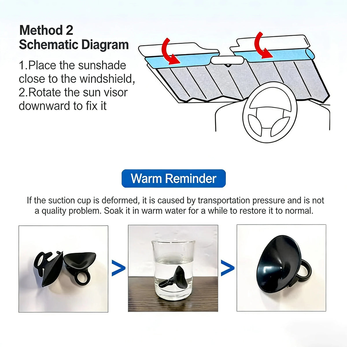 Cartoon Eyes Windshield Sunshade, 130 x 70cm
