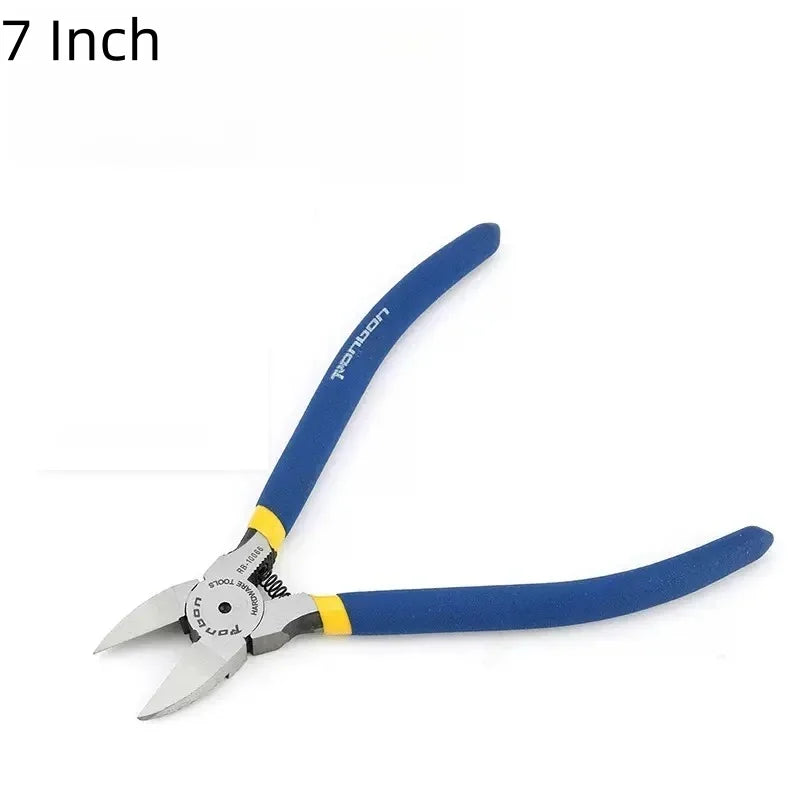 Professional Cutting Pliers Wire Stripping Tool Anti-Slip Side Cutter for Cable