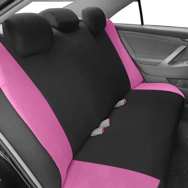 Breathable 9-Piece Car Seat Cover Set for 5 Seats